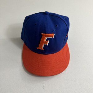 New Era Florida Gators Mens Size 7 1/4 57.7 CM‎ Hat NCAA Blue Orange Cap Sports